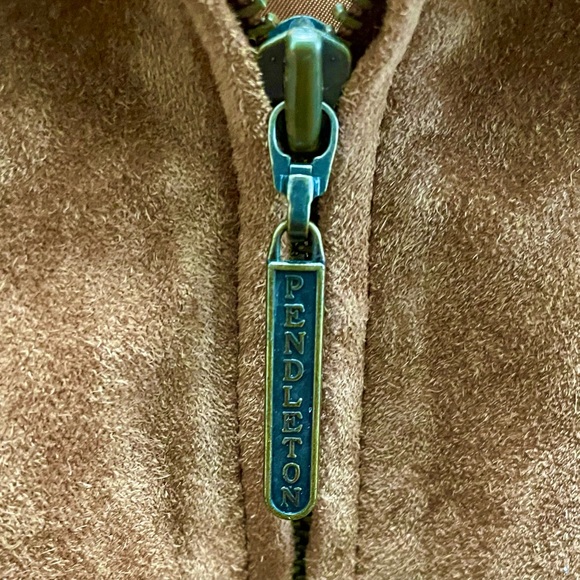 PENDLETON Vintage Goat Leather Jacket Large - Picture 6 of 10